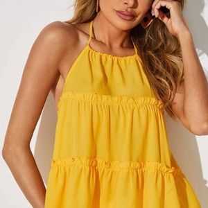 Halter Top Yellow